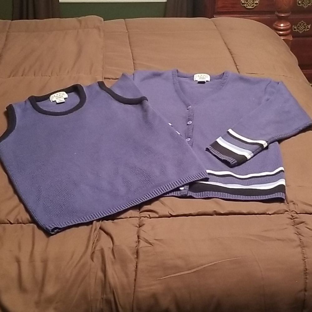 Matching Cardigan Sweater Set
